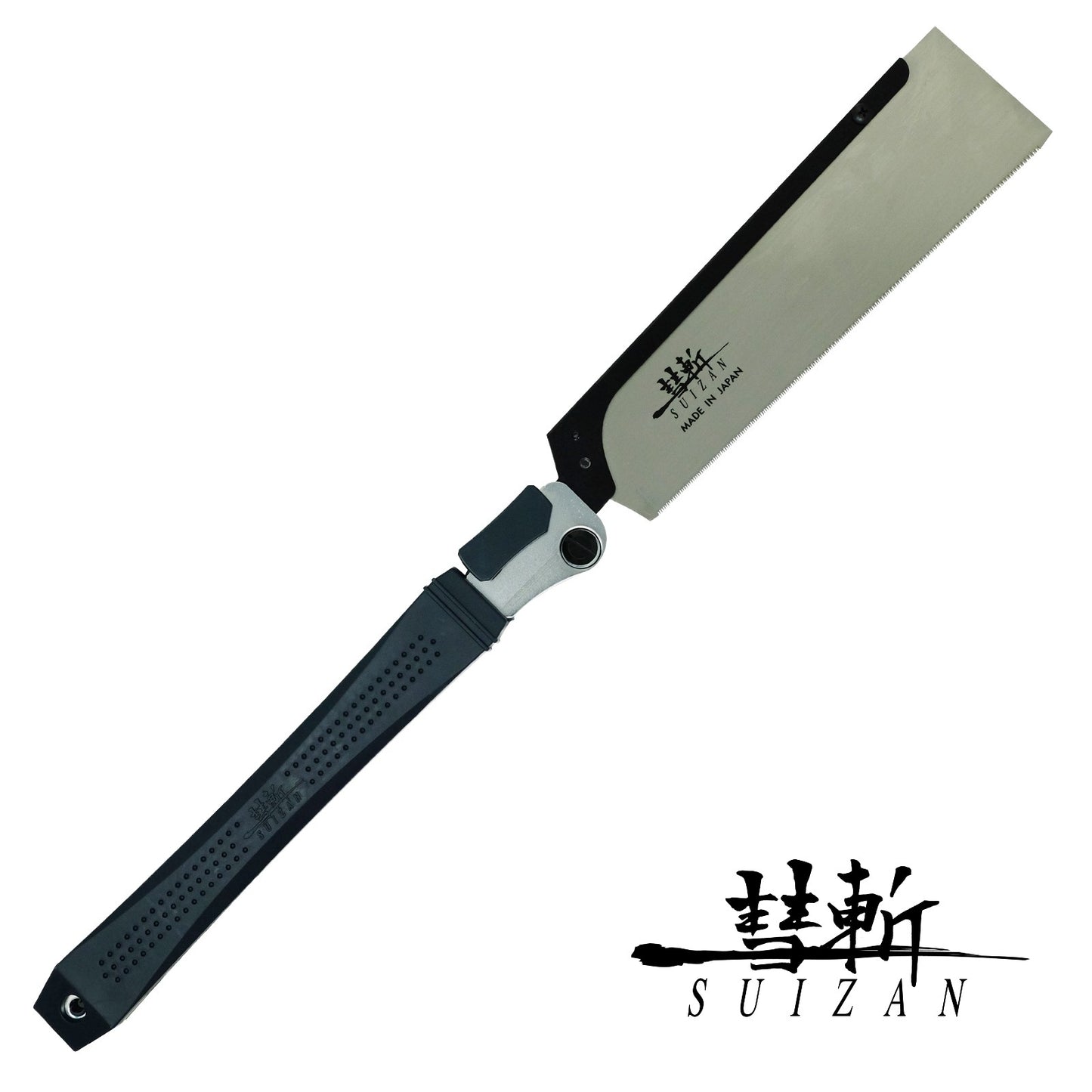 SUIZAN Japanese Folding Dozuki Dovetail Saw 9.5 Inch, Folding Dozuki Saw for Woodworking