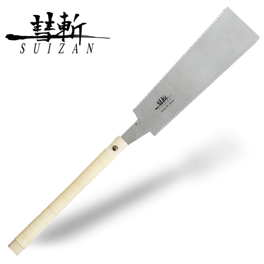 SUIZAN Ryoba Double Edge Saw 12 Inch (300mm) - Professional Japanese Pullsaw Wood Handsaw Large Blade Woodworking Tools