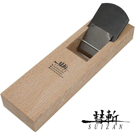 SUIZAN Japanese Wood Block Plane KANNA 2.4 Inch (60mm) Hand Planer for Woodworking